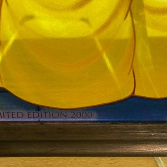 2000 LIMITED EDITION DISNEY'S BEAUTY AND THE BEAST STAINED GLASS WINDOW - Picture 2 of 2